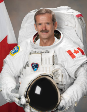 former Air Cadet - Chris Hadfield - portrait