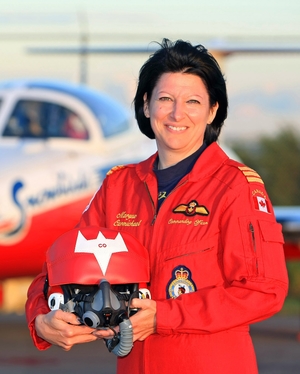 former Air Cadet - Lt. Col Maryse Carmichael - portrait
